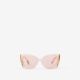 Burberry - Meryl Light Pink Cat Eye Ladies Sunglasses