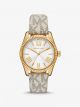 Michael Kors - Lexington Gold-Tone and Signature Logo Watch