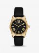 Michael Kors - Lexington Gold-Tone and Leather Watch