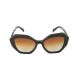 Prada - Polarized Brown Gradient Irregular Ladies Sunglasses