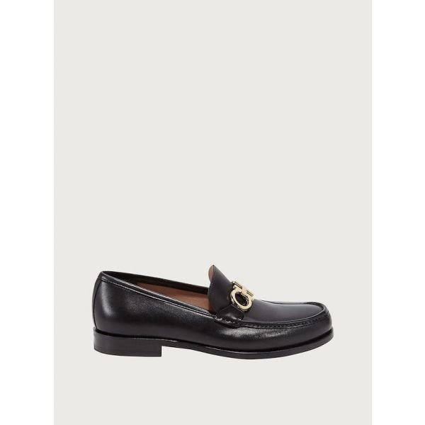 Salvatore ferragamo gancini moccasin clearance